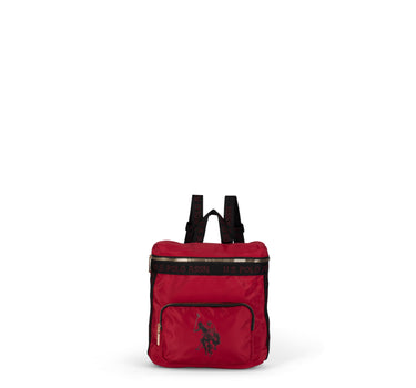 US POLO ASSN. WOMEN NSP CHIC FOLDABLE BACKPACK NYLON IN RED