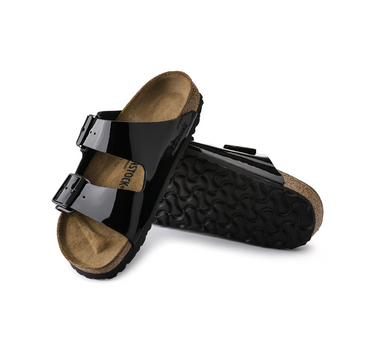 BIRKENSTOCK ARIZONA BIRKO-FLOR PATENT NARROW FIT