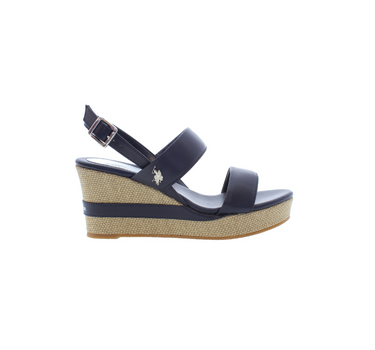 US POLO WOMENS SANDALS WITH COVERED WEDGE