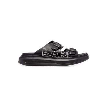 KARL LAGERFELD KAPRI MENS SLIPPERS IN BLACK