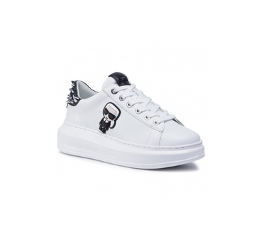 KARL LAGERFELD KAPRI SNEAKERS IN WHITE