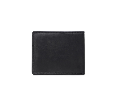 US POLO ASSN. MEN COSTALEGRE HORIZ WALLET LEATHER IN BLACK