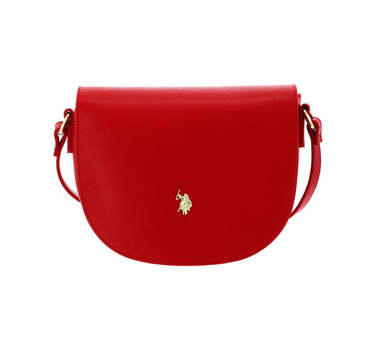 US POLO ASSN. WOMEN FOREST FLAP CROSSBODY NYLON IN RED