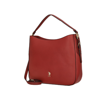 US POLO ASSN. WOMEN FOREST HOBO IN BURGUNDY