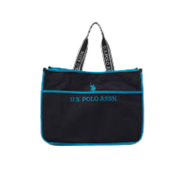 US POLO ASSN. WOMEN HALIFAX L SHOPPPING BAG CANVAS IN NAVY