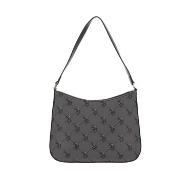 US POLO ASSN. WOMEN HAMPTON HOBO PRINTED IN BLACK