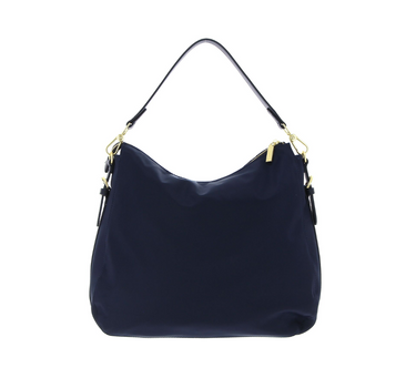 US POLO ASSN. WOMEN HOUSTON L HOBO BAG NYLON IN NAVY/NAVY