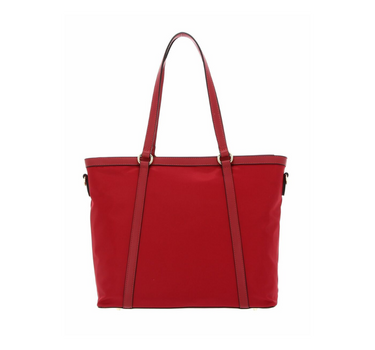 US POLO ASSN. WOMEN HOUSTON SHOPPING BAG NYLON IN DARK RED