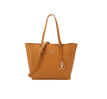 US POLO ASSN. WOMEN NEW JONES SHOPPING IN CAMEL