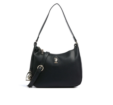 US POLO ASSN. WOMEN NEW JONES SMALL HOBO IN BLACK