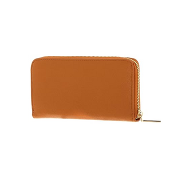US POLO ASSN. WOMEN NEWJONES L DOUB ZIP WALLET IN CAMEL