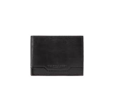 US POLO ASSN. MEN'S LEATHER WALLET W/COIN FLAP