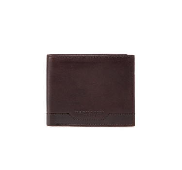 US POLO ASSN. MEN'S LEATHER WALLET W/COIN FLAP