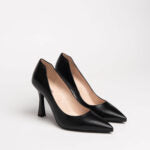 NEROGIARDINI WOMEN LEATHER PUMPS IN BLACK