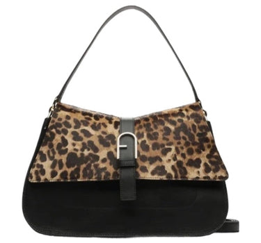 FURLA FLOW L TOP HANDLE PONY ST SANDLE IN MULTI