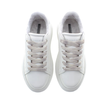 U.S. POLO ASSN.  WOMEN TRAINERS IN WHITE