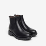 NEROGIARDINI WOMEN LEATHER CHELSEA BOOTS IN BLACK