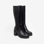 NEROGIARDINI WOMEN LEATHER BOOTS IN BLACK