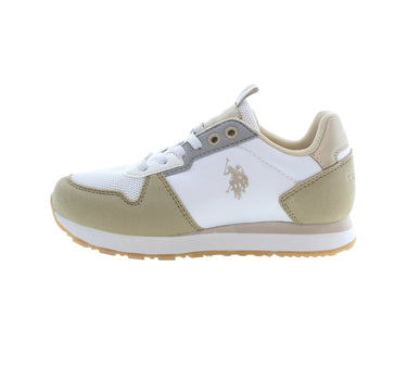 U.S. POLO ASSN.  KIDS TRAINERS IN WHITE