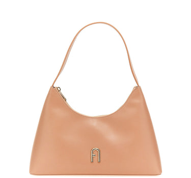 FURLA DIAMANTE SHOULDER BAG IN NUDE