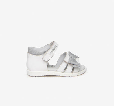 NERO GIARDINI LEATHER KIDS SANDALS WHITE