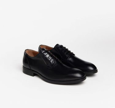 NERO GIARDINI LEATHER TIE UP SHOES BLACK