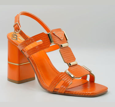 LAURA BIAGOTTI BLOCK HEELED SANDALS