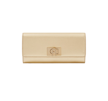 FURLA 1927 CONTINENTAL WALLET IN GOLD