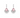 SWAROVSKI IDYLLIA SHELL DROP EARRINGS