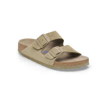 BIRKENSTOCK ARIZONA SOFT FOOTBED SUEDE LEATHER NARROW FIT