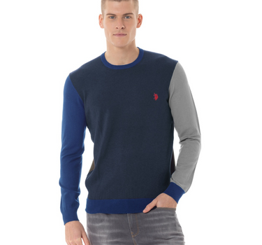 US POLO MENS TWO TONE SWEATERS