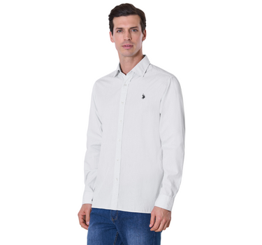 US POLO SLIM FIT FRENCH COLLAR SHIRT