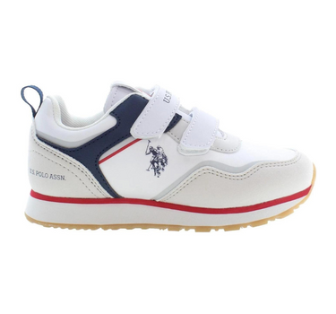 US POLO KIDS TRAINERS WITH VELCRO CLOSURE