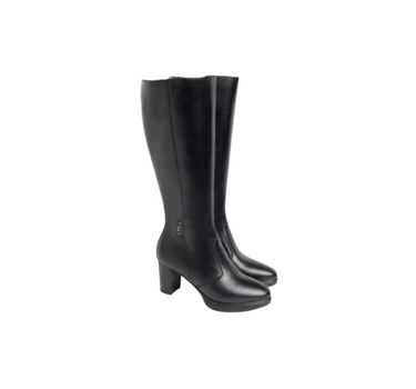 NERO GIARDINI KNEE HIGH BOOTS IN BLACK