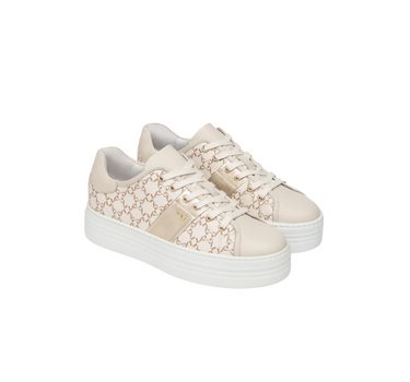 NERO GIARDINI WOMENS LEATHER TRAINERS