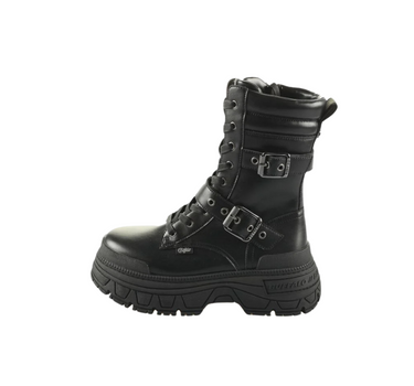 BUFFALO FUSION LACE UP BIKER BOOTS