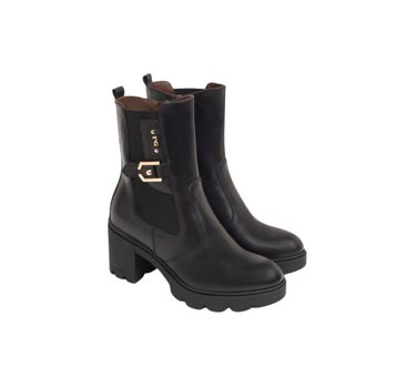 NERO GIARDINI ANKLE BOOTS IN BLACK