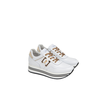 NERO GIARDINI TRAINERS IN WHITE