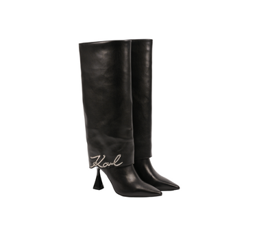 KARL LAGERFELD BOOTS IN BLACK