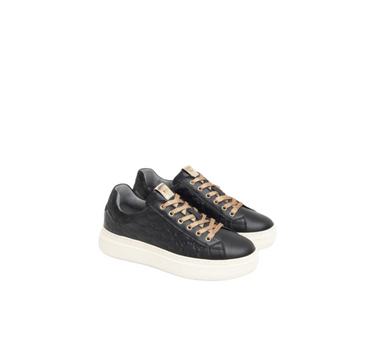 NERO GIARDINI TRAINERS IN BLACK