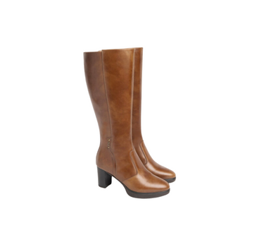 NERO GIARDINI KNEE HIGH BOOTS IN BROWN