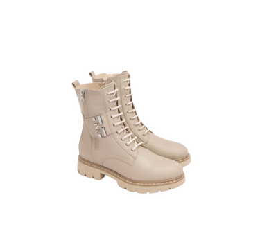 NERO GIARDINI ANKLE BOOTS IN NUDE