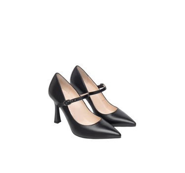 NEROGIARDINI WOMEN LEATHER PUMPS IN BLACK