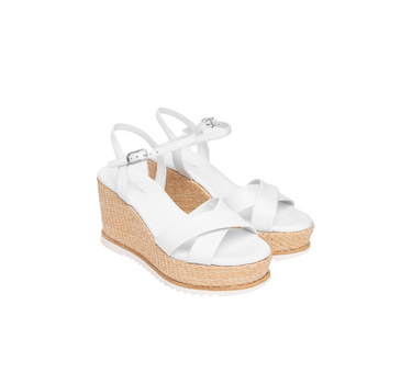 NERO GIARDINI WOMENS LEATHER WEDGES