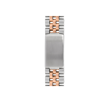 US POLO WOMEN AZURE STAINLESS STEEL BAND WITH ROSE GOLD PLATED LINK