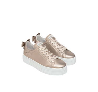 NERO GIARDINI WOMENS LEATHER TRAINERS