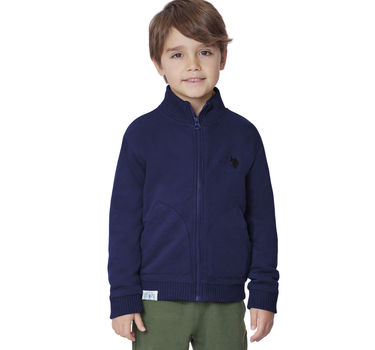 US POLO ASSN BOYS FLEECE ZIP UP