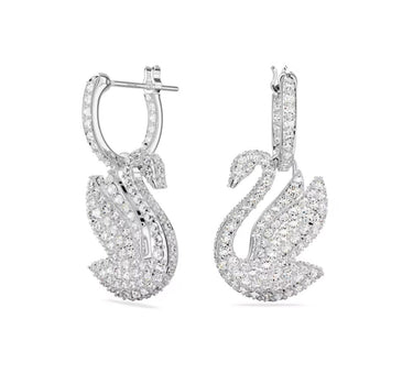 SWAROVSKI ICONIC SWAN DROP EARRINGS