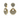 SWAROVSKI IDYLLIA CLIP EARRINGS