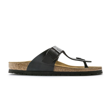 BIRKENSTOCK MADRID BIRKO FLOR NARROW FIT IN BLACK